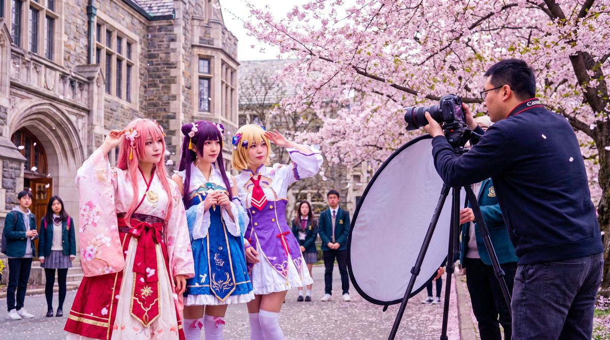 探花传媒-Cosplay传媒教程二次元影像演示